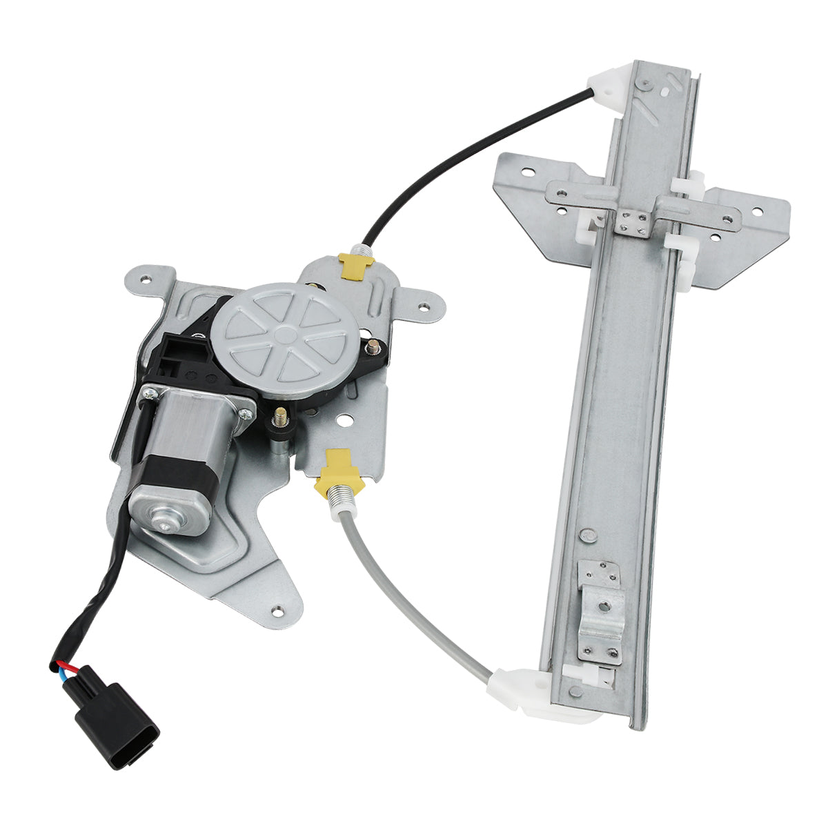 REGULADOR DE VENTANA WINDOW MOTORS & REGULATORS - METALLIC - 99-04 OLDSMOBILE ALERO/99-05 PONTIAC GRAND AM - FITS 4DR SEDAN MODELS ONLY - METALLIC - BARE STEEL/PLASTIC