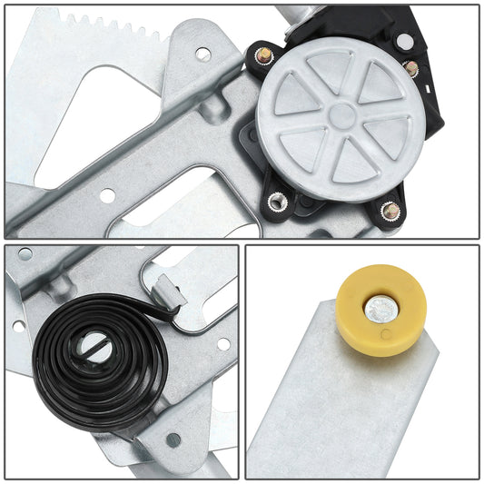 REGULADOR DE VENTANA WINDOW MOTORS & REGULATORS - METALLIC - 88-02 CHEVY GMC BLAZER TAHOE YUKON - METALLIC - BARE STEEL/PLASTIC