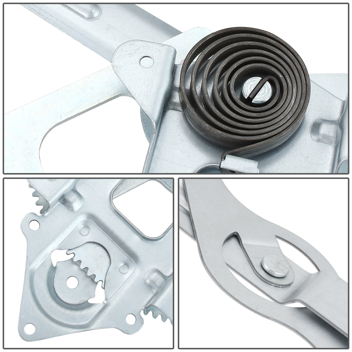 REGULADOR DE VENTANA WINDOW MOTORS & REGULATORS - METALLIC - 88-02 CHEVY GMC CADILLAC ESCALADE - METALLIC - BARE STEEL/PLASTIC