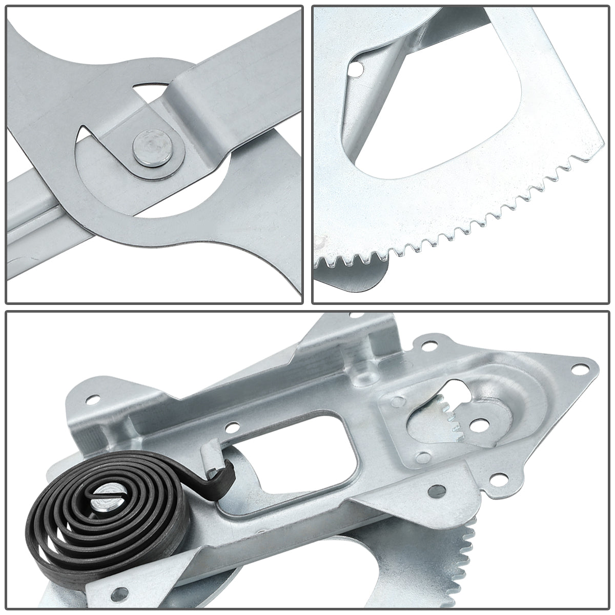 REGULADOR DE VENTANA WINDOW MOTORS & REGULATORS - METALLIC - 88-02 CHEVY GMC CADILLAC ESCALADE - METALLIC - BARE STEEL/PLASTIC