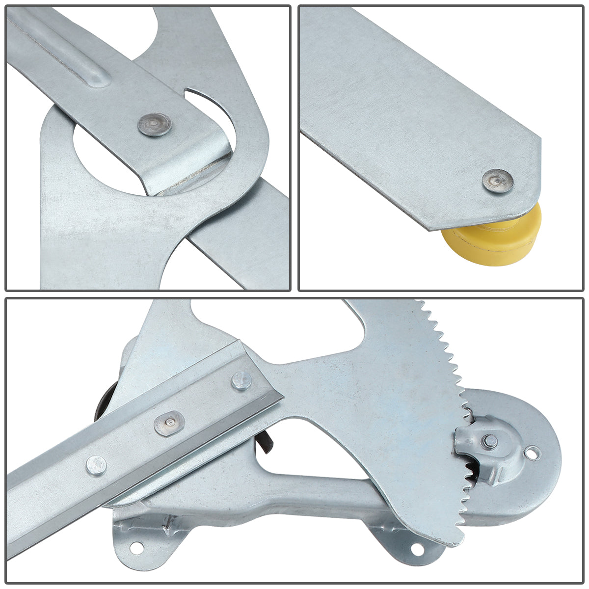 REGULADOR DE VENTANA WINDOW MOTORS & REGULATORS - METALLIC - 95-00 CHEVY GMC CADILLAC ESCALADE - METALLIC - BARE STEEL/PLASTIC