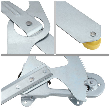 REGULADOR DE VENTANA WINDOW MOTORS & REGULATORS - METALLIC - 95-00 CHEVY GMC CADILLAC ESCALADE - METALLIC - BARE STEEL/PLASTIC