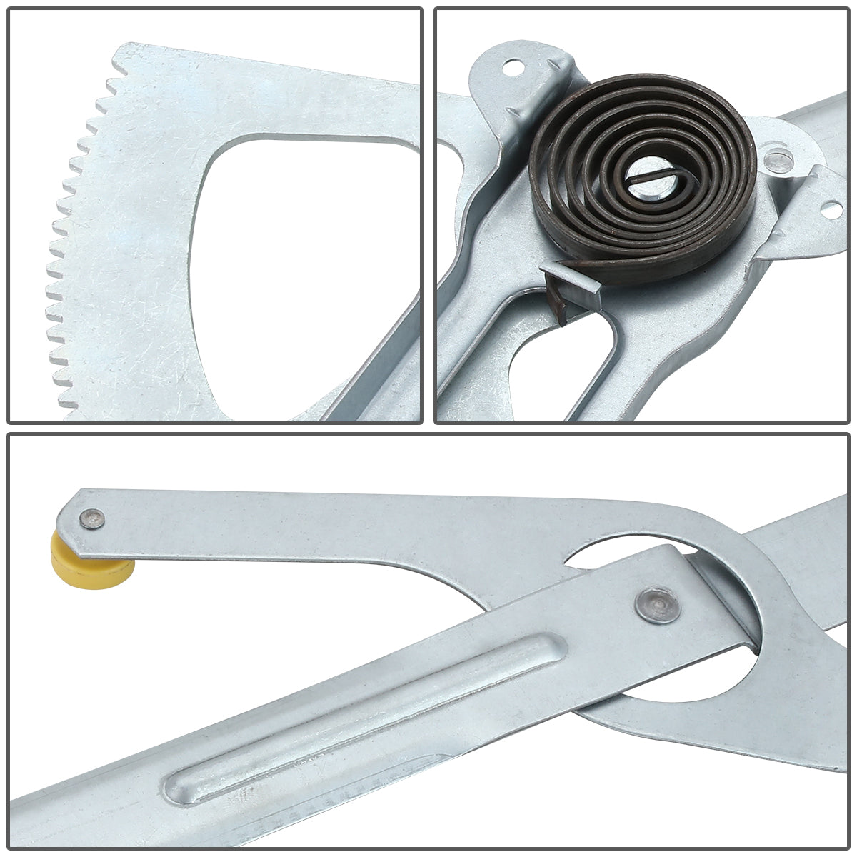 REGULADOR DE VENTANA WINDOW MOTORS & REGULATORS - METALLIC - 95-00 CHEVY GMC CADILLAC ESCALADE - METALLIC - BARE STEEL/PLASTIC