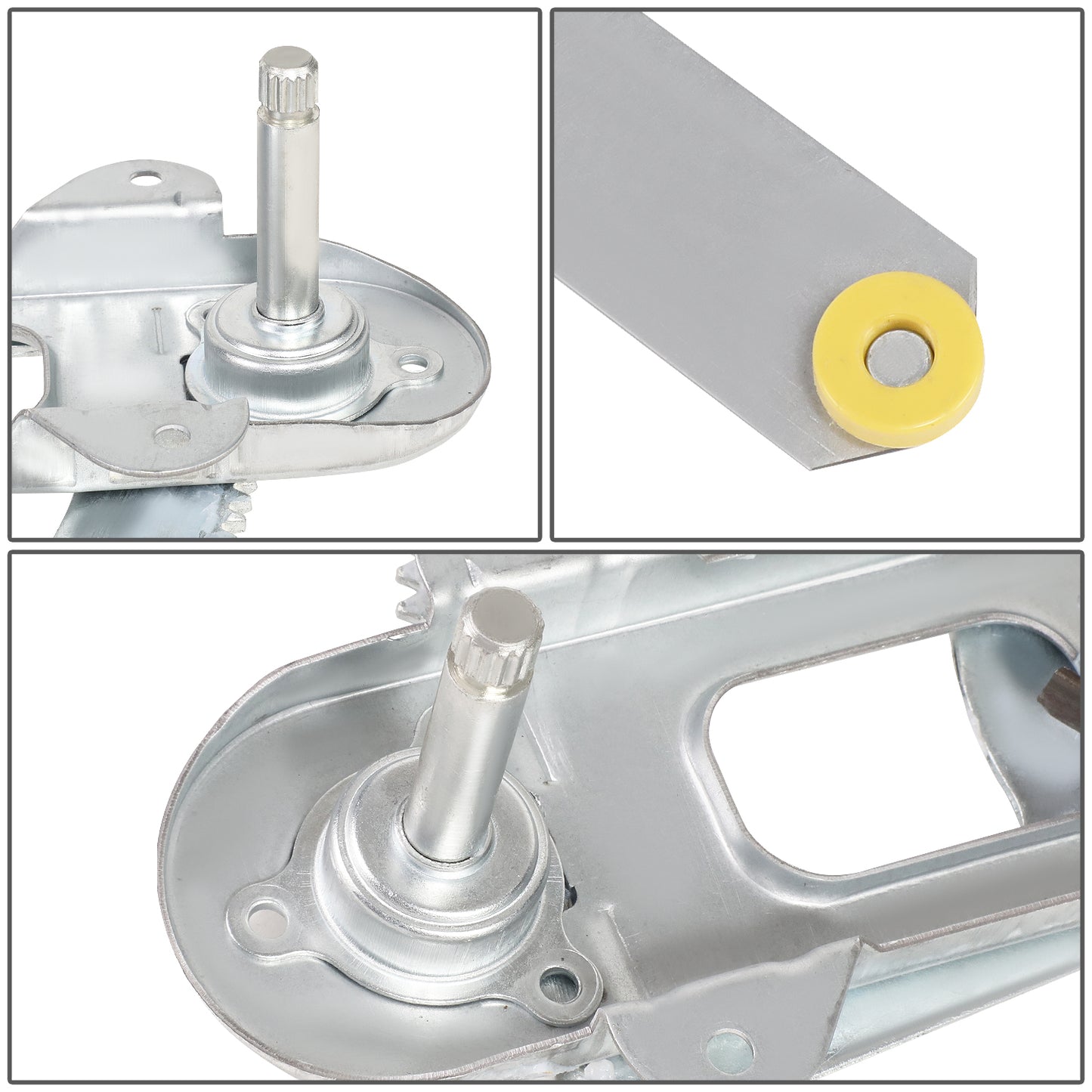 REGULADOR DE VENTANA WINDOW MOTORS & REGULATORS - METALLIC - 95-02 CADILLAC ESCALADE CHEVY C/K-SERIES 1500-3500 PICKUP/SUBURBAN - METALLIC - BARE STEEL/PLASTIC