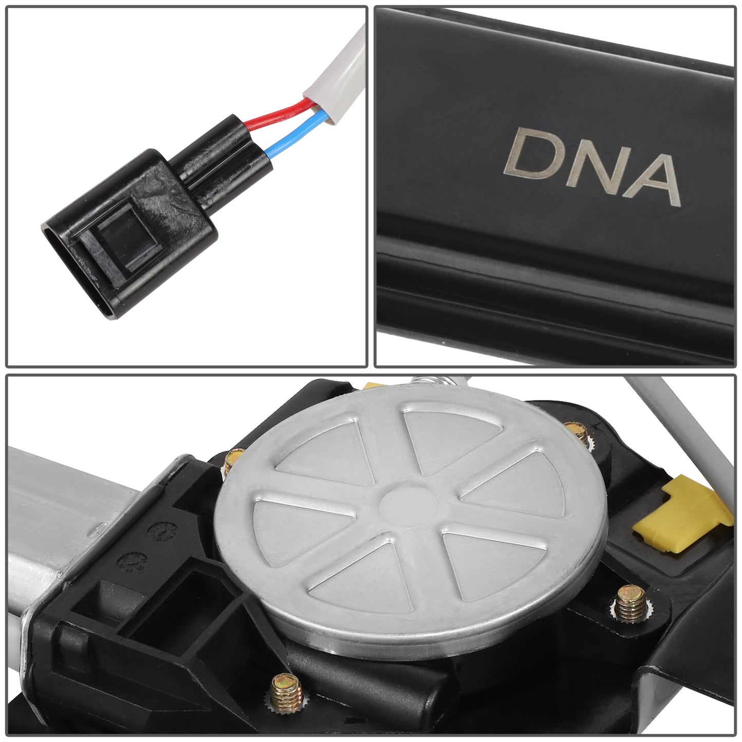 REGULADOR DE VENTANA WINDOW MOTORS & REGULATORS - METALLIC - 04-07 BUICK RAINIER/02-09 CHEVY TRAILBLAZER/02-09 GMC ENVOY/03-08 ISUZU ASCENDER/02-04 OLDSMOBILE BRAVADA/05-09 SAAB 9-7X - METALLIC - BARE STEEL/PLASTIC