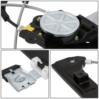 REGULADOR DE VENTANA WINDOW MOTORS & REGULATORS - METALLIC - 04-07 BUICK RAINIER/02-09 CHEVY TRAILBLAZER/02-09 GMC ENVOY/03-08 ISUZU ASCENDER/02-04 OLDSMOBILE BRAVADA/05-09 SAAB 9-7X - METALLIC - BARE STEEL/PLASTIC
