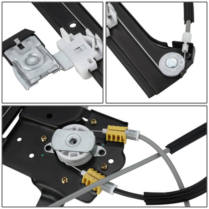 REGULADOR DE VENTANA WINDOW MOTORS & REGULATORS - METALLIC - 04-07 BUICK RAINIER/02-09 CHEVY TRAILBLAZER/02-09 GMC ENVOY/03-08 ISUZU ASCENDER/02-04 OLDSMOBILE BRAVADA/05-09 SAAB 9-7X - METALLIC - BARE STEEL/PLASTIC