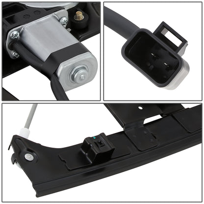 REGULADOR DE VENTANA WINDOW MOTORS & REGULATORS - METALLIC - 04-07 BUICK RAINIER/02-09 CHEVY TRAILBLAZER/02-09 GMC ENVOY/03-08 ISUZU ASCENDER/02-04 OLDSMOBILE BRAVADA/05-09 SAAB 9-7X - METALLIC - BARE STEEL/PLASTIC