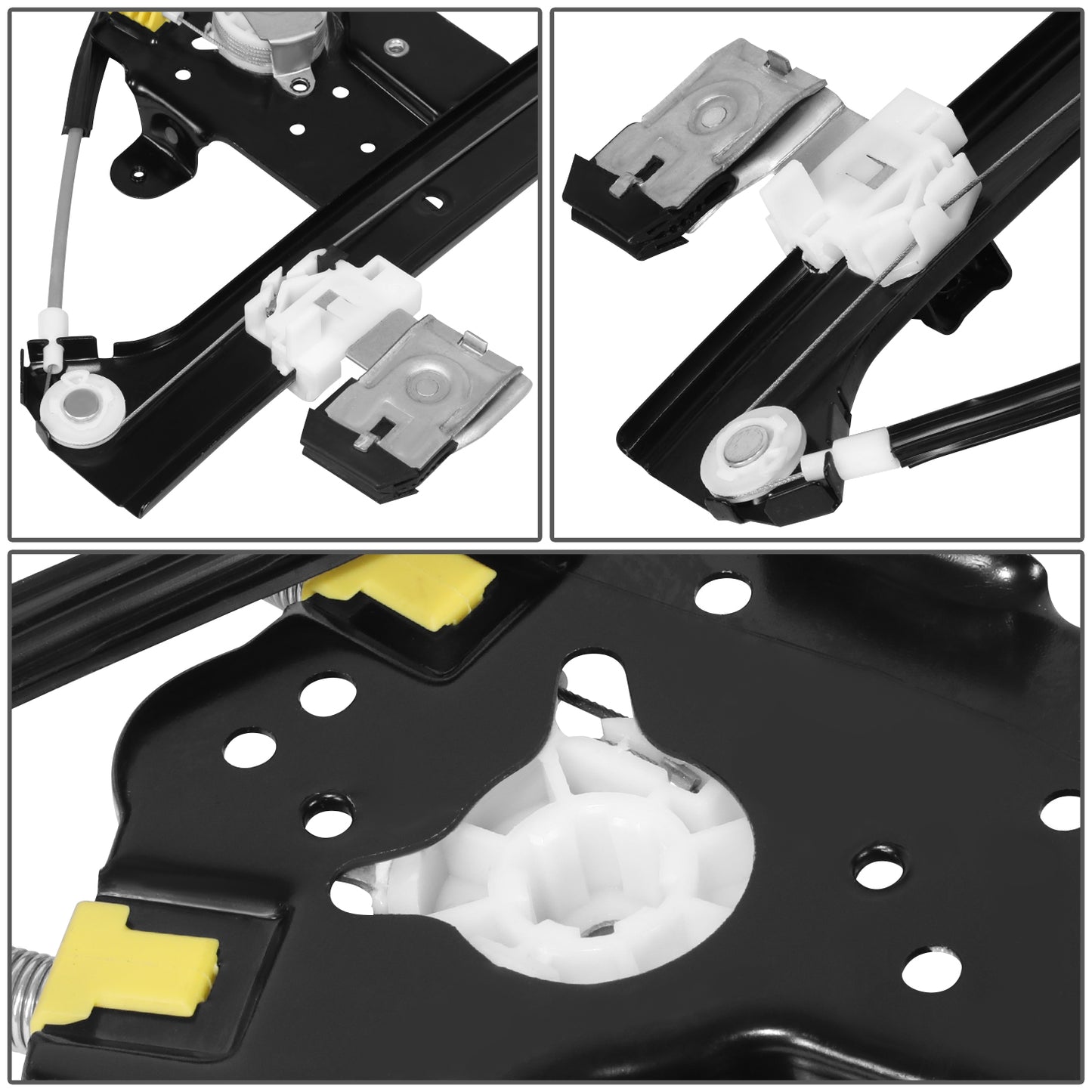 REGULADOR DE VENTANA WINDOW MOTORS & REGULATORS - METALLIC - 02-09 GM ENVOY / RAINIER/ TRAILBLAZER - W/O FRONT WINDOW REGULATOR FL - W/O MOTOR