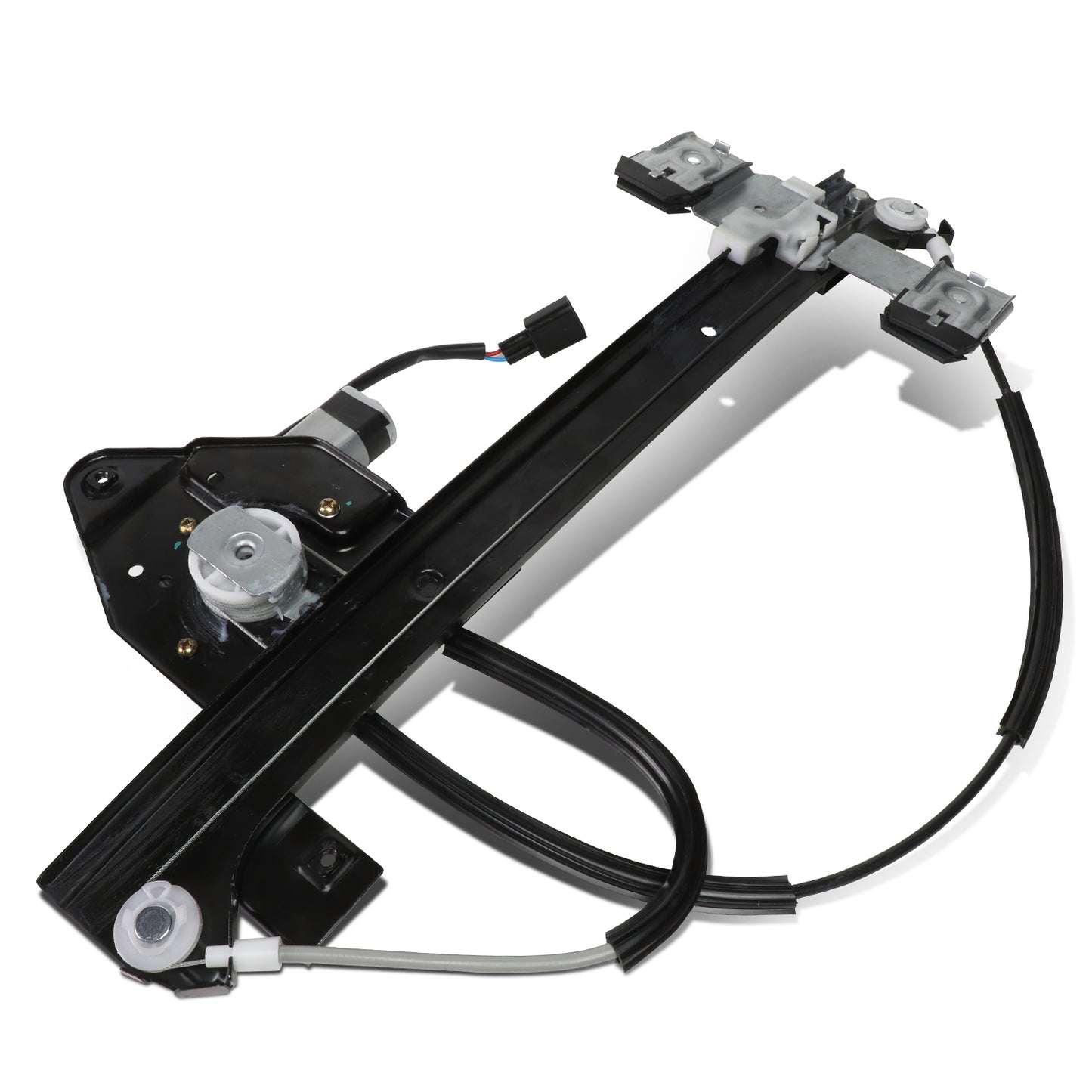 REGULADOR DE VENTANA WINDOW MOTORS & REGULATORS - METALLIC - 04-07 BUICK RAINIER/02-09 CHEVY TRAILBLAZER/02-09 GMC ENVOY/04-08 ISUZU ASCENDER/02-04 OLDSMOBILE BRAVADA/05-09 SAAB 9-7X - FITS TRAILBLAZER, ENVOY, ASCENDER MODELS WITH 5 PASSENGER SEATING -