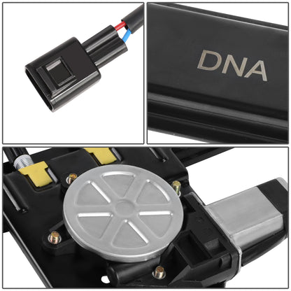 REGULADOR DE VENTANA WINDOW MOTORS & REGULATORS - METALLIC - 04-07 BUICK RAINIER/02-09 CHEVY TRAILBLAZER/02-09 GMC ENVOY/04-08 ISUZU ASCENDER/02-04 OLDSMOBILE BRAVADA/05-09 SAAB 9-7X - FITS TRAILBLAZER, ENVOY, ASCENDER MODELS WITH 5 PASSENGER SEATING -