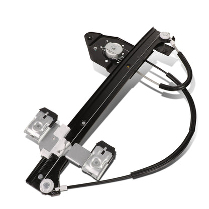 REGULADOR DE VENTANA WINDOW MOTORS & REGULATORS - METALLIC - 04-07 BUICK RAINIER/02-09 CHEVY TRAILBLAZER/02-09 GMC ENVOY/04-08 ISUZU ASCENDER/02-04 OLDSMOBILE BRAVADA/05-09 SAAB 9-7X - FITS TRAILBLAZER, ENVOY, ASCENDER MODELS WITH 5 PASSENGER SEATING -