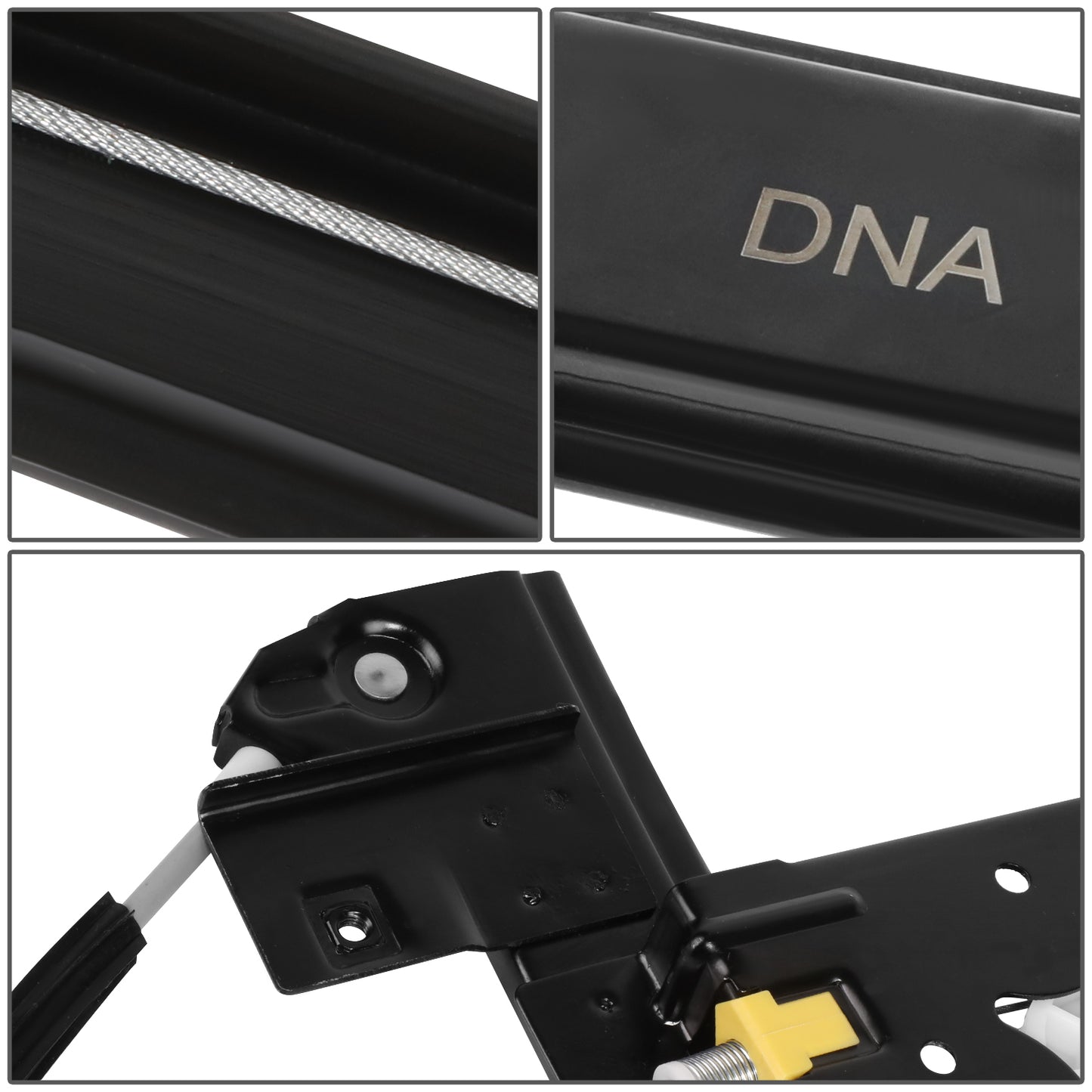 REGULADOR DE VENTANA WINDOW MOTORS & REGULATORS - METALLIC - 04-07 BUICK RAINIER/02-09 CHEVY TRAILBLAZER/02-09 GMC ENVOY/04-08 ISUZU ASCENDER/02-04 OLDSMOBILE BRAVADA/05-09 SAAB 9-7X - FITS TRAILBLAZER, ENVOY, ASCENDER MODELS WITH 5 PASSENGER SEATING -