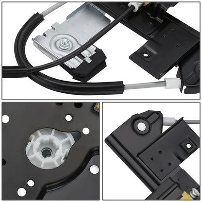 REGULADOR DE VENTANA WINDOW MOTORS & REGULATORS - METALLIC - 04-07 BUICK RAINIER/02-09 CHEVY TRAILBLAZER/02-09 GMC ENVOY/03-08 ISUZU ASCENDER/02-04 OLDSMOBILE BRAVADA/05-09 SAAB 9-7X - METALLIC - BARE STEEL/PLASTIC