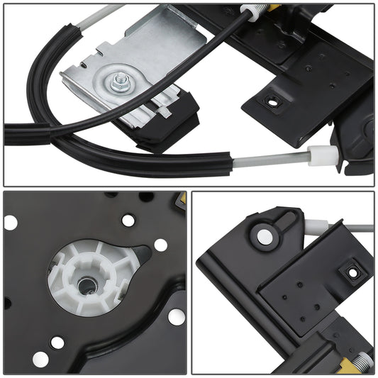 REGULADOR DE VENTANA WINDOW MOTORS & REGULATORS - METALLIC - 04-07 BUICK RAINIER/02-09 CHEVY TRAILBLAZER/02-09 GMC ENVOY/03-08 ISUZU ASCENDER/02-04 OLDSMOBILE BRAVADA/05-09 SAAB 9-7X - METALLIC - BARE STEEL/PLASTIC