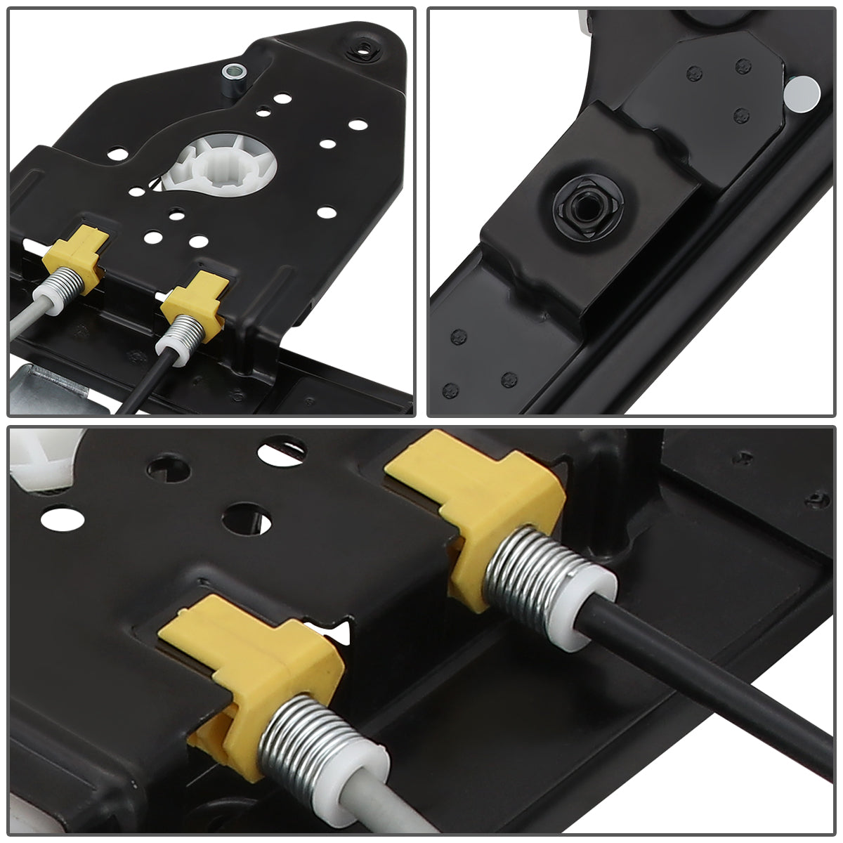 REGULADOR DE VENTANA WINDOW MOTORS & REGULATORS - METALLIC - 04-07 BUICK RAINIER/02-09 CHEVY TRAILBLAZER/02-09 GMC ENVOY/03-08 ISUZU ASCENDER/02-04 OLDSMOBILE BRAVADA/05-09 SAAB 9-7X - METALLIC - BARE STEEL/PLASTIC