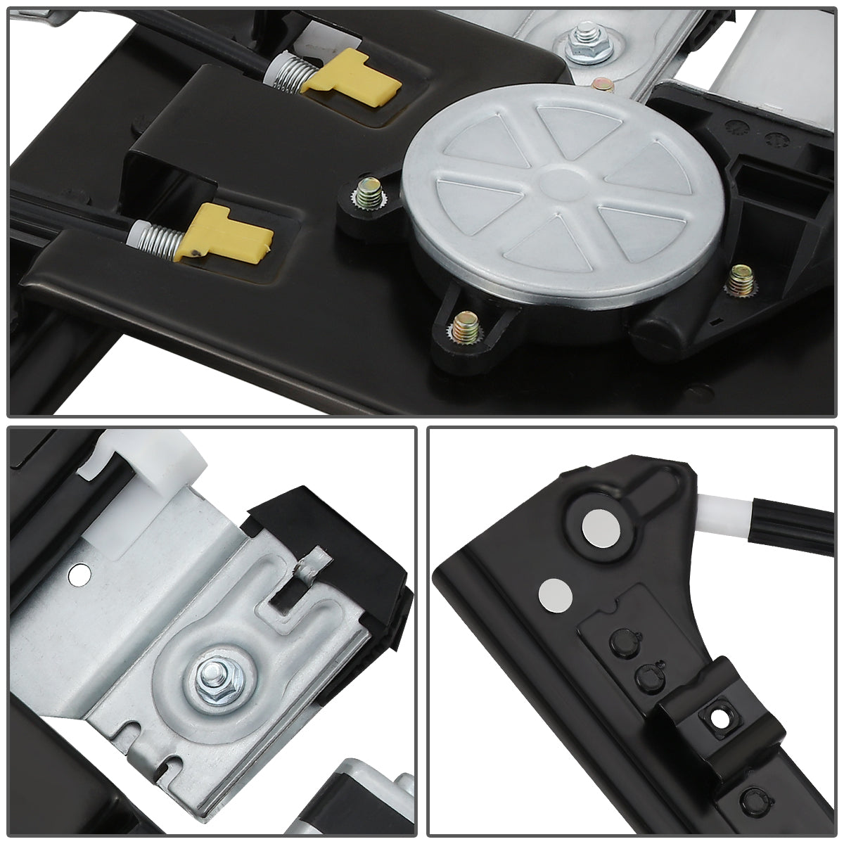 REGULADOR DE VENTANA WINDOW MOTORS & REGULATORS - METALLIC - 02-06 CHEVY TRAILBLAZER/02-06 GMC ENVOY/03-05 ISUZU ASCENDER - METALLIC - BARE STEEL/PLASTIC