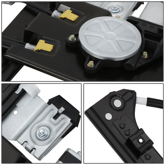 REGULADOR DE VENTANA WINDOW MOTORS & REGULATORS - METALLIC - 02-06 CHEVY TRAILBLAZER/02-06 GMC ENVOY/03-05 ISUZU ASCENDER - METALLIC - BARE STEEL/PLASTIC