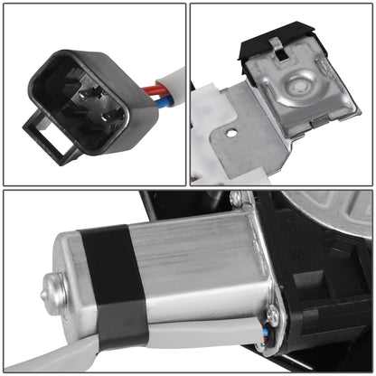 REGULADOR DE VENTANA WINDOW MOTORS & REGULATORS - METALLIC - 02-06 CHEVY TRAILBLAZER/02-06 GMC ENVOY/03-05 ISUZU ASCENDER - FITS MODELS WITH 7 PASSENGER SEATING - METALLIC - BARE STEEL/PLASTIC