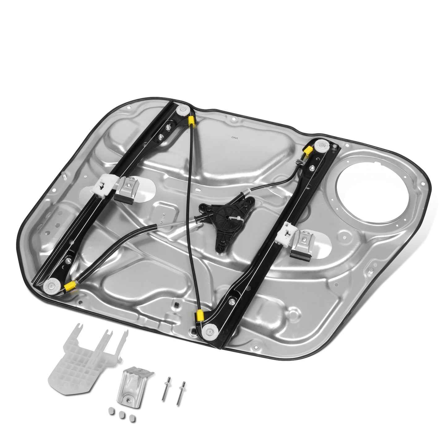 REGULADOR DE VENTANA WINDOW MOTORS & REGULATORS - METALLIC - 09-12 HYUNDAI ELANTRA HATCHBACK - METALLIC - BARE STEEL/PLASTIC