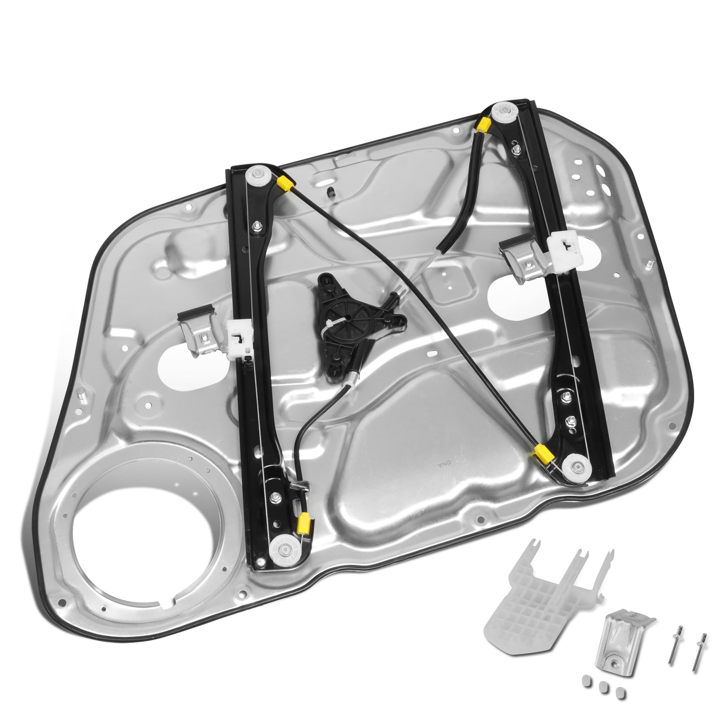 REGULADOR DE VENTANA WINDOW MOTORS & REGULATORS - METALLIC - 09-12 HYUNDAI ELANTRA HATCHBACK - METALLIC - BARE STEEL/PLASTIC