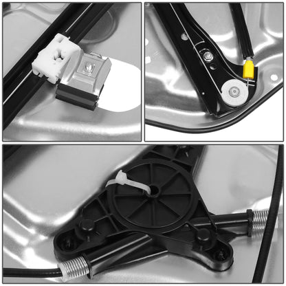 REGULADOR DE VENTANA WINDOW MOTORS & REGULATORS - METALLIC - 09-12 HYUNDAI ELANTRA HATCHBACK - METALLIC - BARE STEEL/PLASTIC