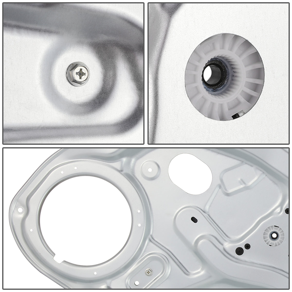 REGULADOR DE VENTANA WINDOW MOTORS & REGULATORS - METALLIC - 09-12 HYUNDAI ELANTRA HATCHBACK - METALLIC - BARE STEEL/PLASTIC