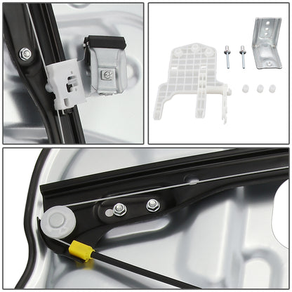 REGULADOR DE VENTANA WINDOW MOTORS & REGULATORS - METALLIC - 09-12 HYUNDAI ELANTRA HATCHBACK - METALLIC - BARE STEEL/PLASTIC