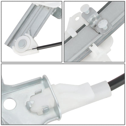 REGULADOR DE VENTANA WINDOW MOTORS & REGULATORS - METALLIC - 95-99 HYUNDAI ACCENT SEDAN - METALLIC - BARE STEEL/PLASTIC