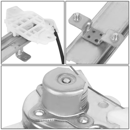 REGULADOR DE VENTANA WINDOW MOTORS & REGULATORS - METALLIC - 95-99 HYUNDAI ACCENT SEDAN - METALLIC - BARE STEEL/PLASTIC