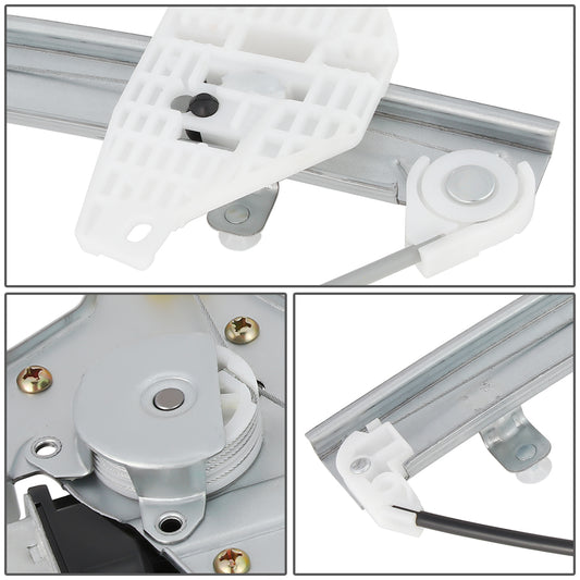 REGULADOR DE VENTANA WINDOW MOTORS & REGULATORS - METALLIC - 00-05 HYUNDAI ACCENT SEDAN - METALLIC - BARE STEEL/PLASTIC