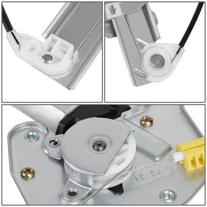 REGULADOR DE VENTANA WINDOW MOTORS & REGULATORS - METALLIC - 04-05 DODGE VERNA
 00-05 HYUNDAI ACCENT SEDAN - METALLIC - BARE STEEL/PLASTIC