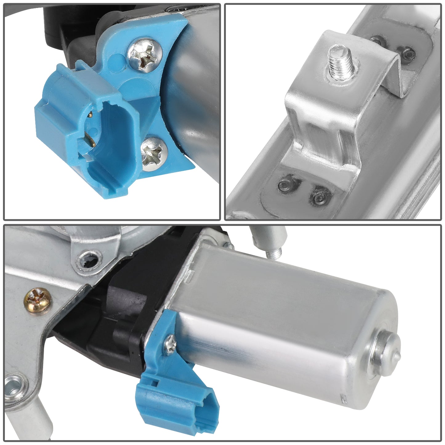 REGULADOR DE VENTANA WINDOW MOTORS & REGULATORS - METALLIC - 04-05 DODGE VERNA
 00-05 HYUNDAI ACCENT SEDAN - METALLIC - BARE STEEL/PLASTIC