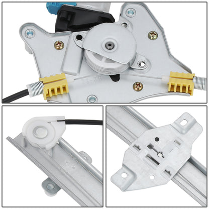 REGULADOR DE VENTANA WINDOW MOTORS & REGULATORS - METALLIC - 00-05 HYUNDAI ACCENT - METALLIC - BARE STEEL/PLASTIC