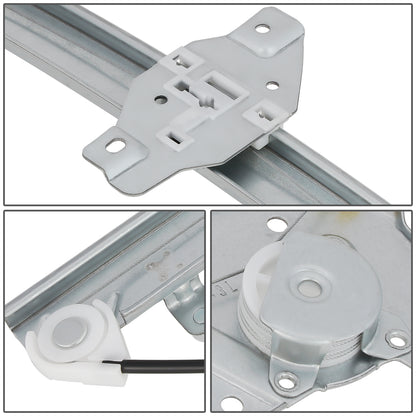 REGULADOR DE VENTANA WINDOW MOTORS & REGULATORS - METALLIC - 00-05 HYUNDAI ACCENT - METALLIC - BARE STEEL/PLASTIC