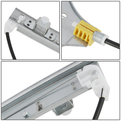 REGULADOR DE VENTANA WINDOW MOTORS & REGULATORS - METALLIC - 00-05 HYUNDAI ACCENT - METALLIC - BARE STEEL/PLASTIC