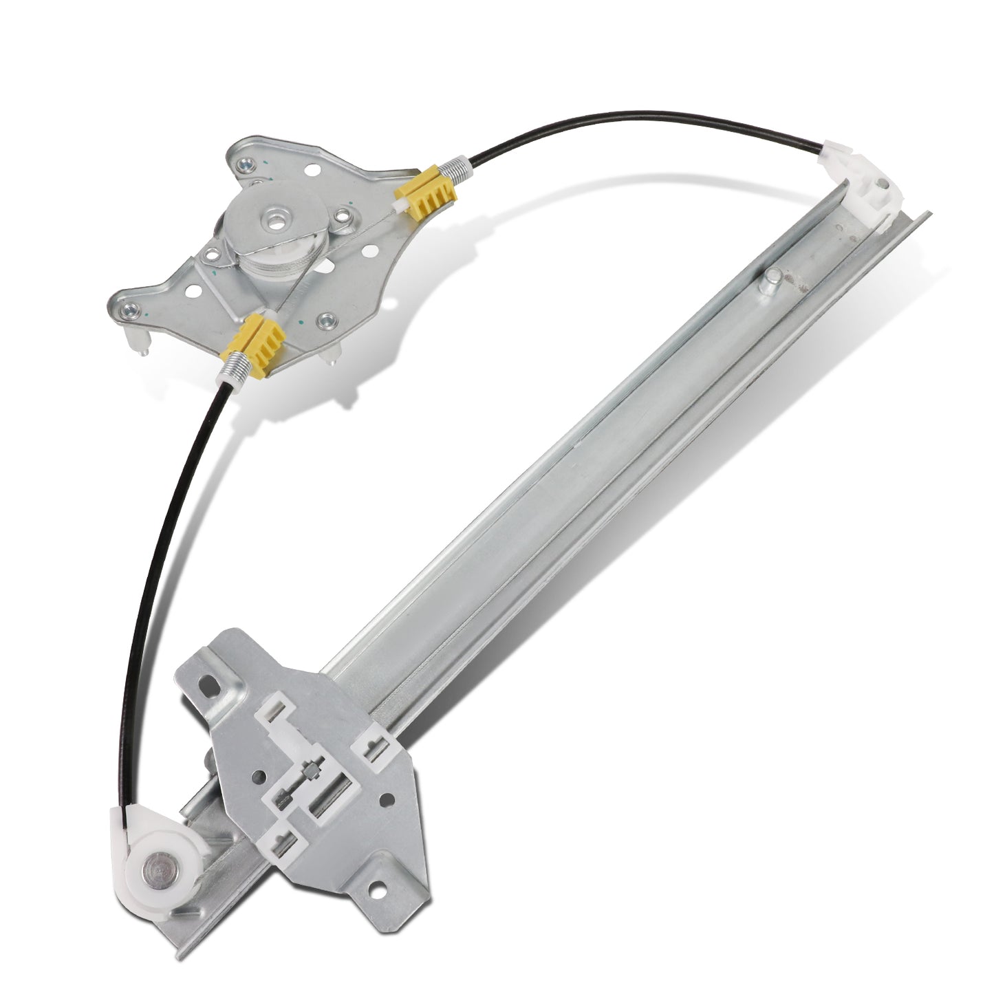 REGULADOR DE VENTANA WINDOW MOTORS & REGULATORS - METALLIC - 04-05 DODGE VERNA/00-05 HYUNDAI ACCENT SEDAN - METALLIC - BARE STEEL/PLASTIC