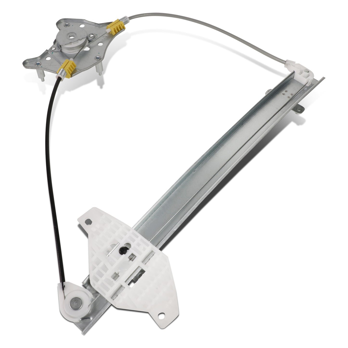 REGULADOR DE VENTANA WINDOW MOTORS & REGULATORS - METALLIC - 04-05 DODGE VERNA/00-05 HYUNDAI ACCENT HATCHBACK - METALLIC - BARE STEEL/PLASTIC