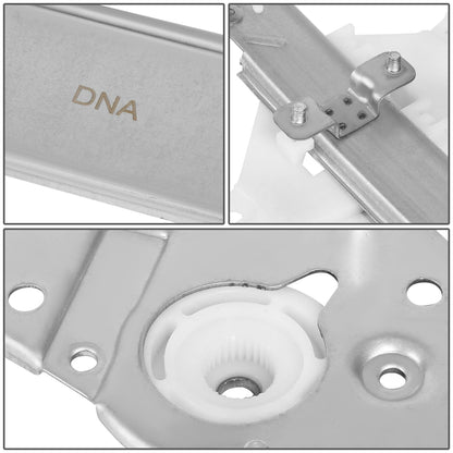 REGULADOR DE VENTANA WINDOW MOTORS & REGULATORS - METALLIC - 04-05 DODGE VERNA/00-05 HYUNDAI ACCENT HATCHBACK - METALLIC - BARE STEEL/PLASTIC