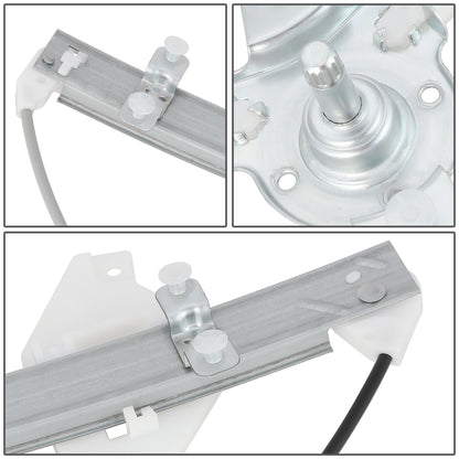 REGULADOR DE VENTANA WINDOW MOTORS & REGULATORS - METALLIC - 00-05 HYUNDAI ACCENT SEDAN - METALLIC - BARE STEEL/PLASTIC