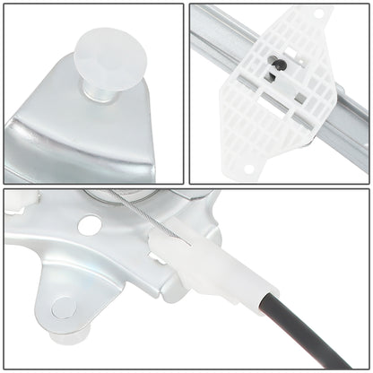 REGULADOR DE VENTANA WINDOW MOTORS & REGULATORS - METALLIC - 00-05 HYUNDAI ACCENT SEDAN - METALLIC - BARE STEEL/PLASTIC