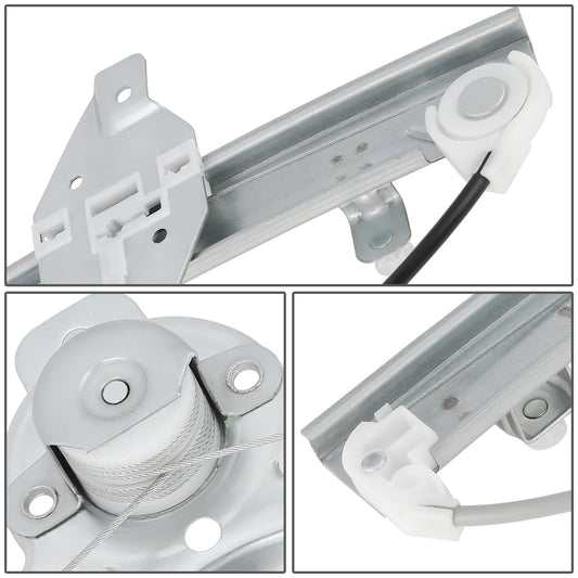 REGULADOR DE VENTANA WINDOW MOTORS & REGULATORS - METALLIC - 00-05 HYUNDAI ACCENT SEDAN - METALLIC - BARE STEEL/PLASTIC
