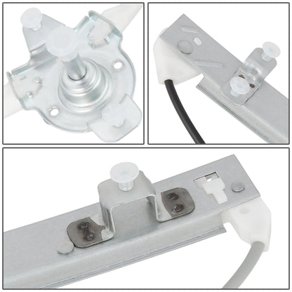 REGULADOR DE VENTANA WINDOW MOTORS & REGULATORS - METALLIC - 00-05 HYUNDAI ACCENT SEDAN - METALLIC - BARE STEEL/PLASTIC