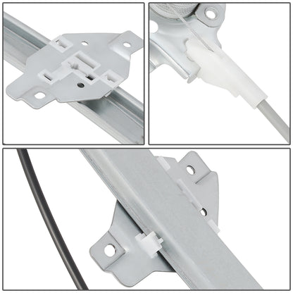 REGULADOR DE VENTANA WINDOW MOTORS & REGULATORS - METALLIC - 00-05 HYUNDAI ACCENT SEDAN - METALLIC - BARE STEEL/PLASTIC