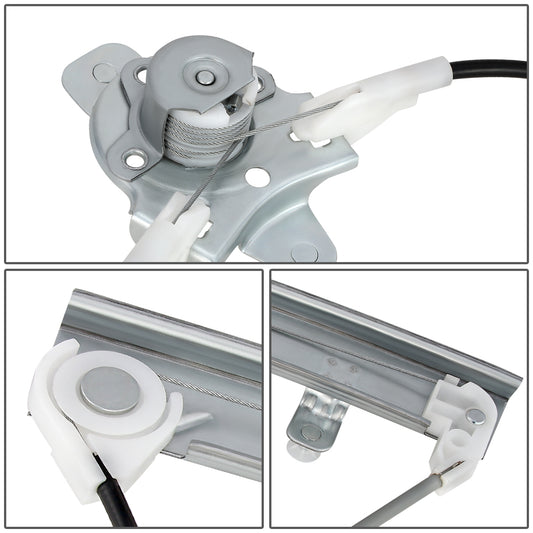 REGULADOR DE VENTANA WINDOW MOTORS & REGULATORS - METALLIC - 00-05 HYUNDAI ACCENT HATCHBACK - METALLIC - BARE STEEL/PLASTIC