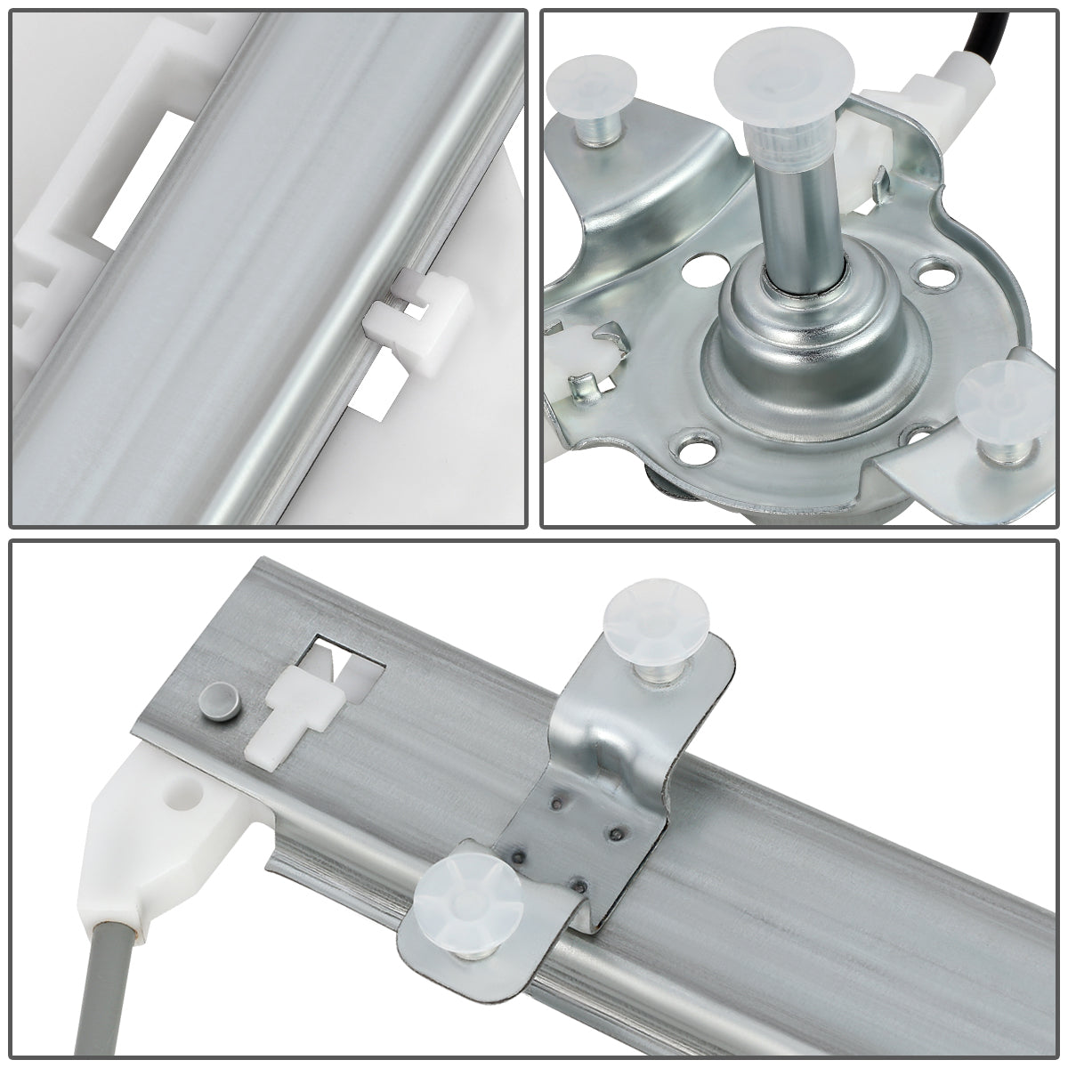 REGULADOR DE VENTANA WINDOW MOTORS & REGULATORS - METALLIC - 00-05 HYUNDAI ACCENT HATCHBACK - METALLIC - BARE STEEL/PLASTIC