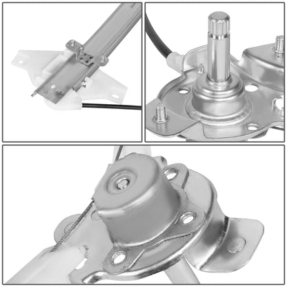 REGULADOR DE VENTANA WINDOW MOTORS & REGULATORS - METALLIC - 04-05 DODGE VERNA/00-05 HYUNDAI ACCENT HATCHBACK - METALLIC - BARE STEEL/PLASTIC