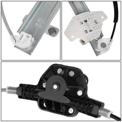 REGULADOR DE VENTANA WINDOW MOTORS & REGULATORS - METALLIC - 06-10 DODGE ATTITUDE/06-11 HYUNDAI ACCENT SEDAN/06-11 KIA RIO/06-11 KIA RIO5 - METALLIC - BARE STEEL/PLASTIC