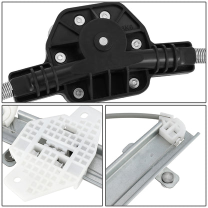 REGULADOR DE VENTANA WINDOW MOTORS & REGULATORS - METALLIC - 06-11 HYUNDAI ACCENT SEDAN/06-11 KIA RIO/06-11 KIA RIO5 - METALLIC - BARE STEEL/PLASTIC