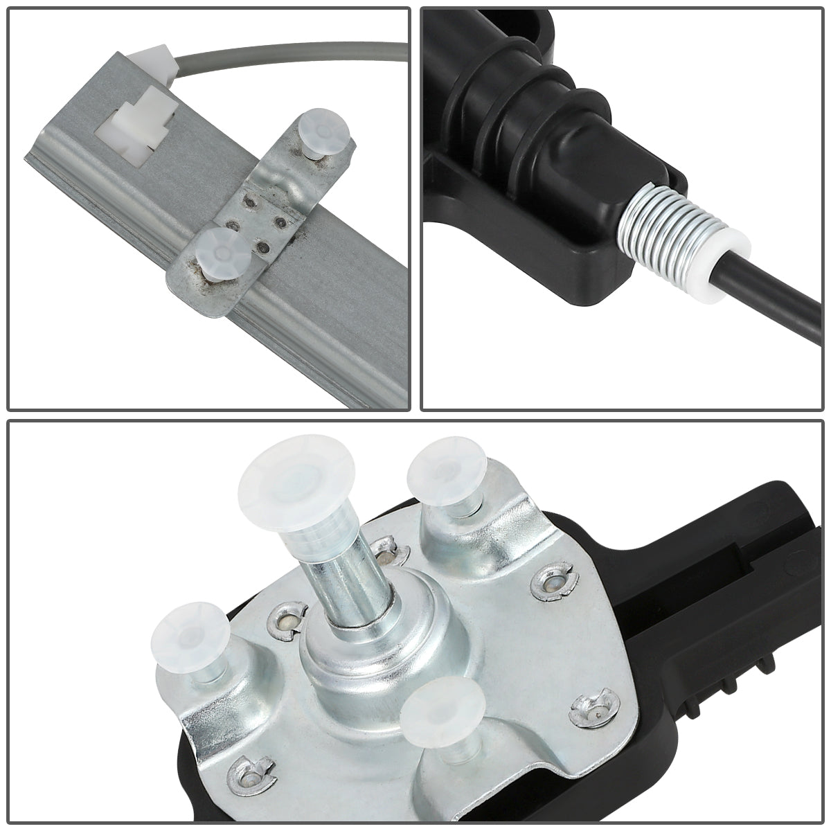 REGULADOR DE VENTANA WINDOW MOTORS & REGULATORS - METALLIC - 06-11 HYUNDAI ACCENT SEDAN/06-11 KIA RIO/06-11 KIA RIO5 - METALLIC - BARE STEEL/PLASTIC